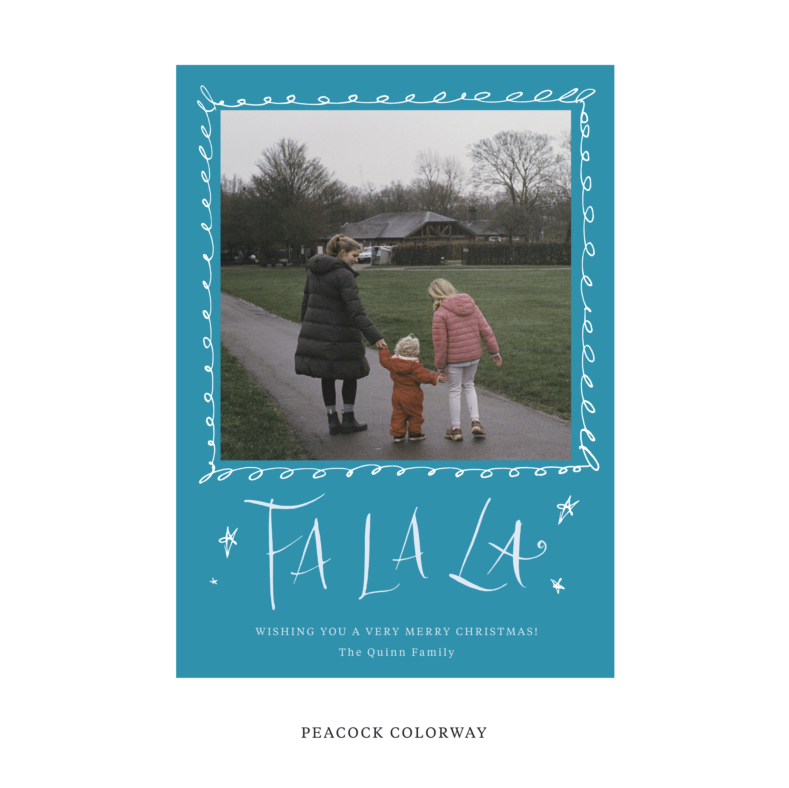 Chadwick Classic Flat Print Holiday Card, Large