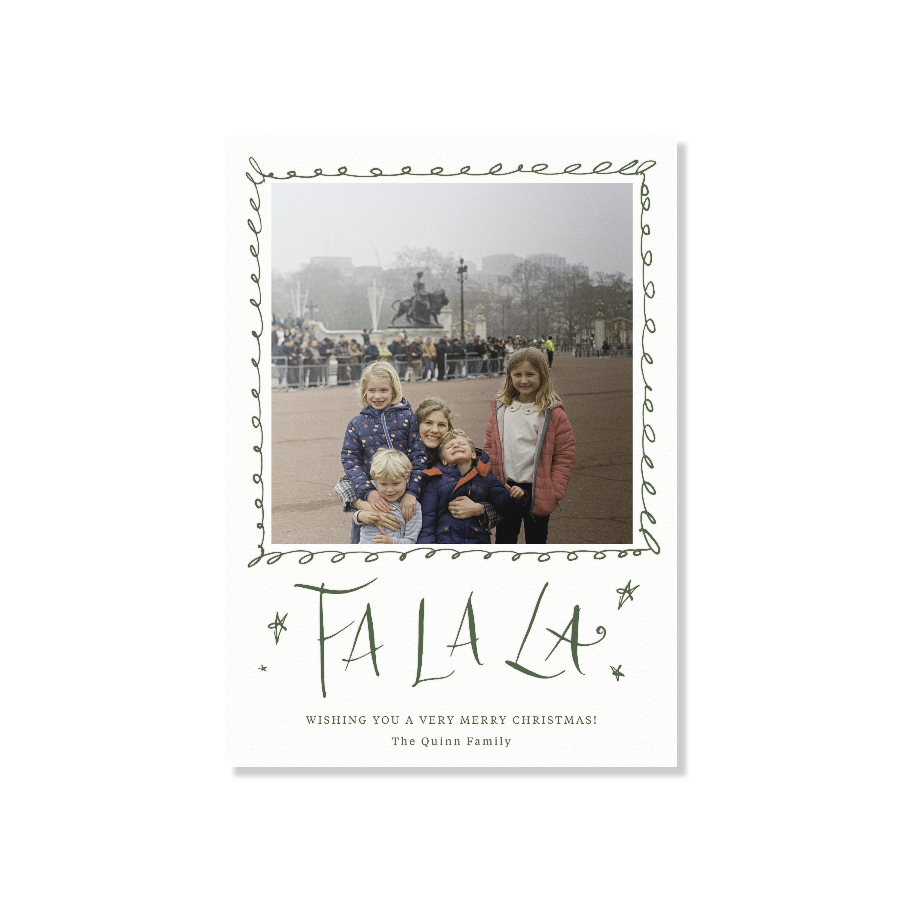 Chadwick Letterpress Holiday Card, Large