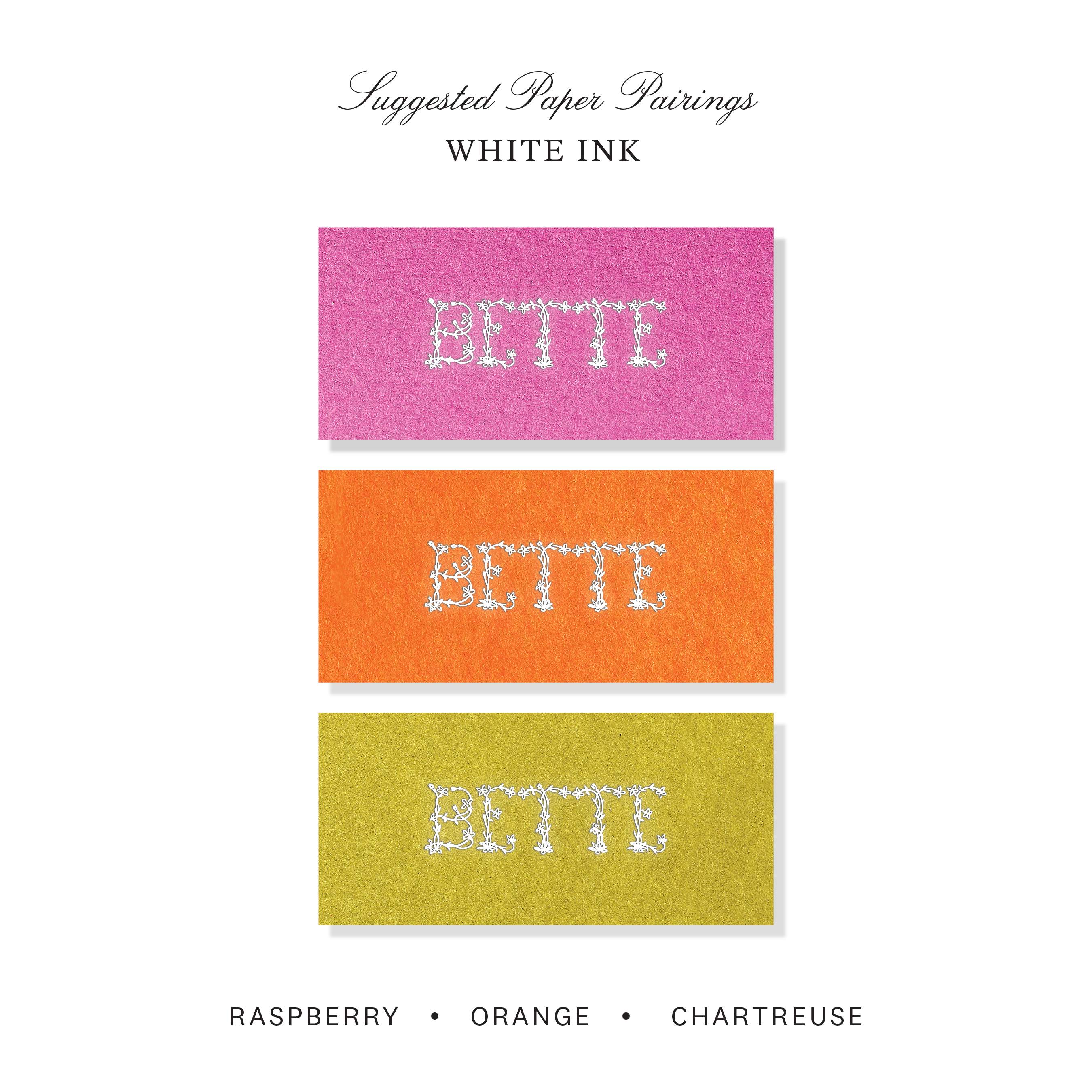 Flora Engraved Everyday Gift Tag