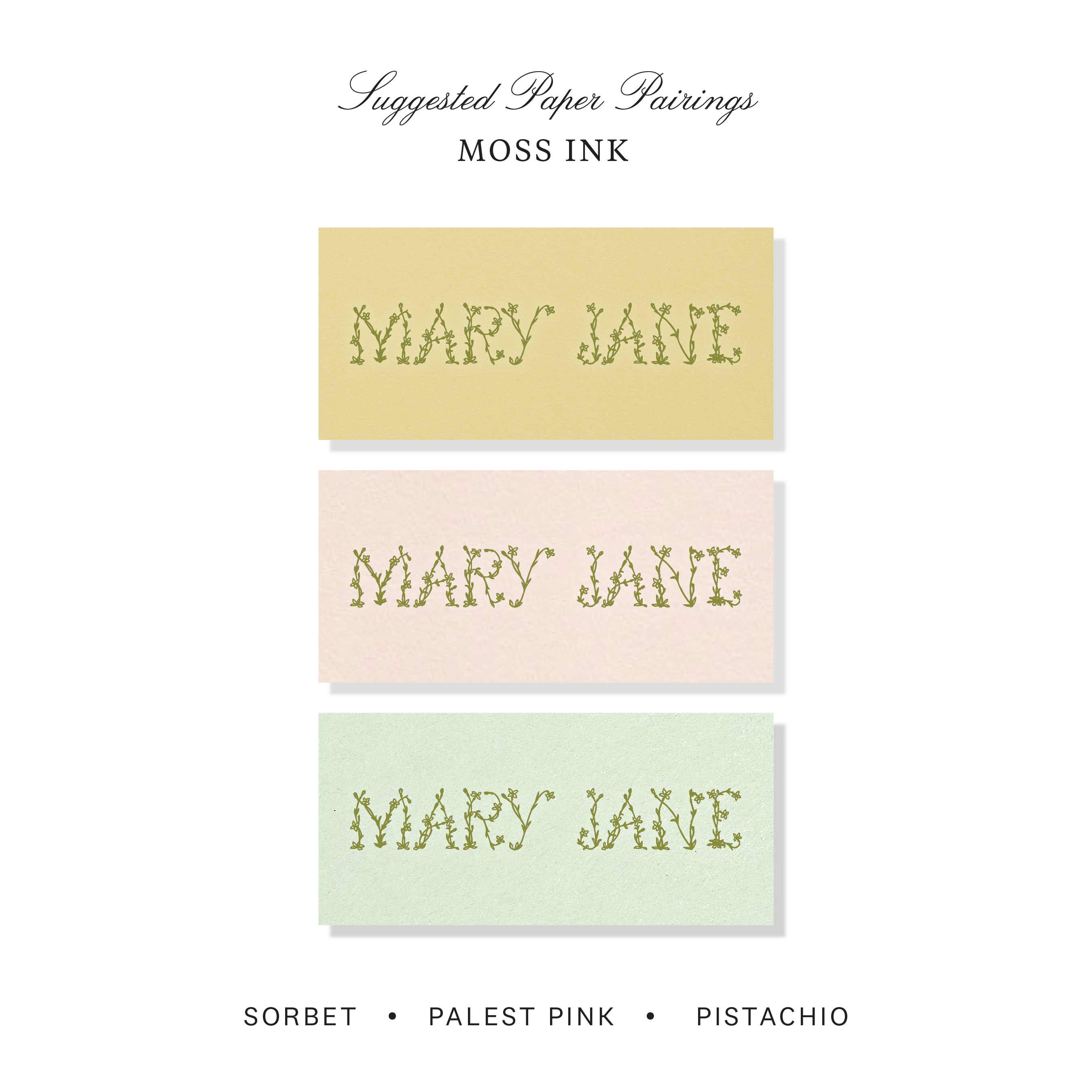 Flora Engraved Everyday Gift Tag