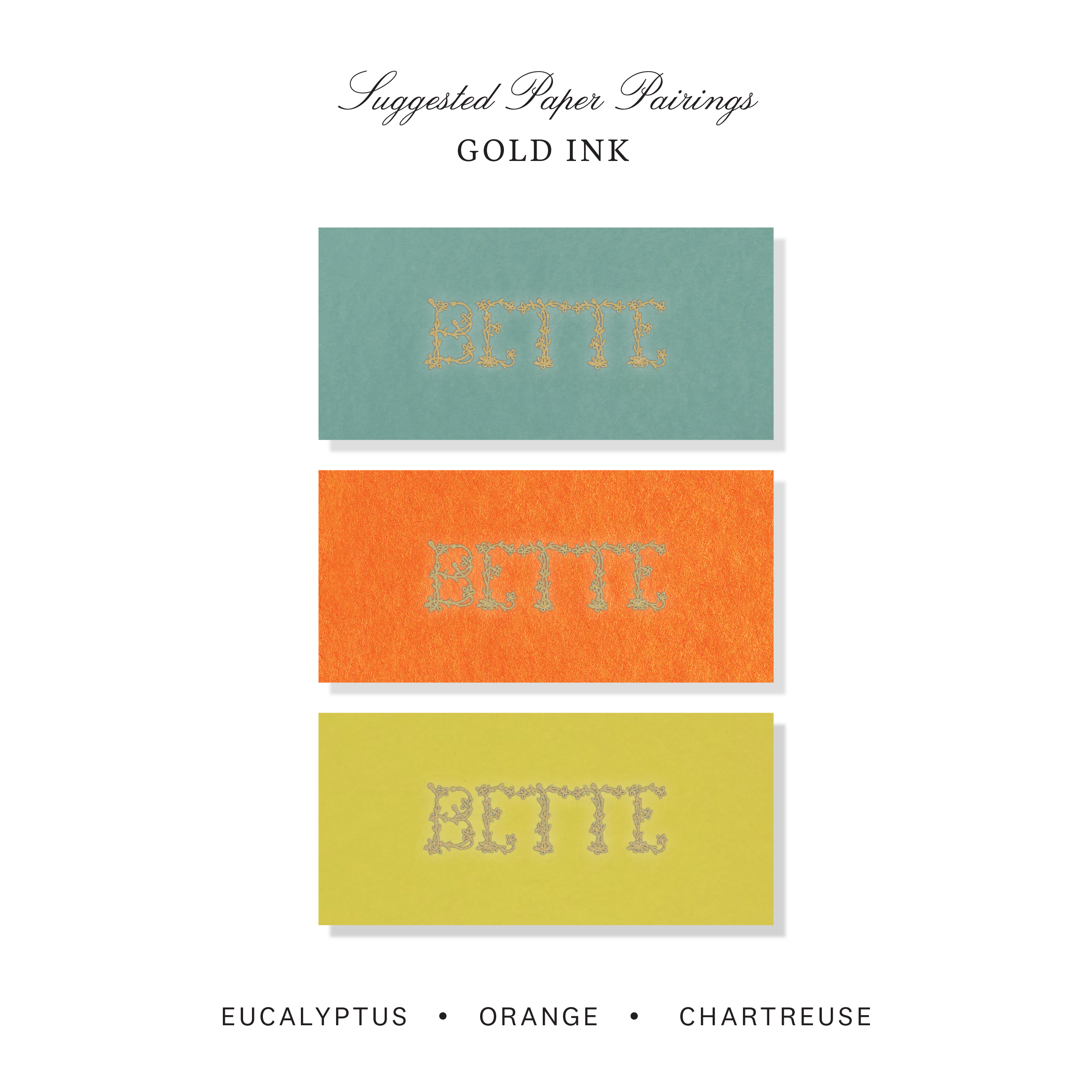 Flora Engraved Everyday Gift Tag