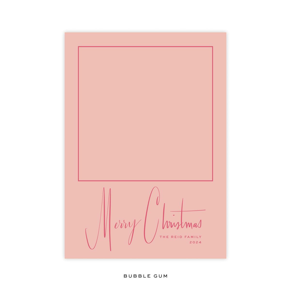 Reid Classic Flat Print Holiday Card, Large (Archive)