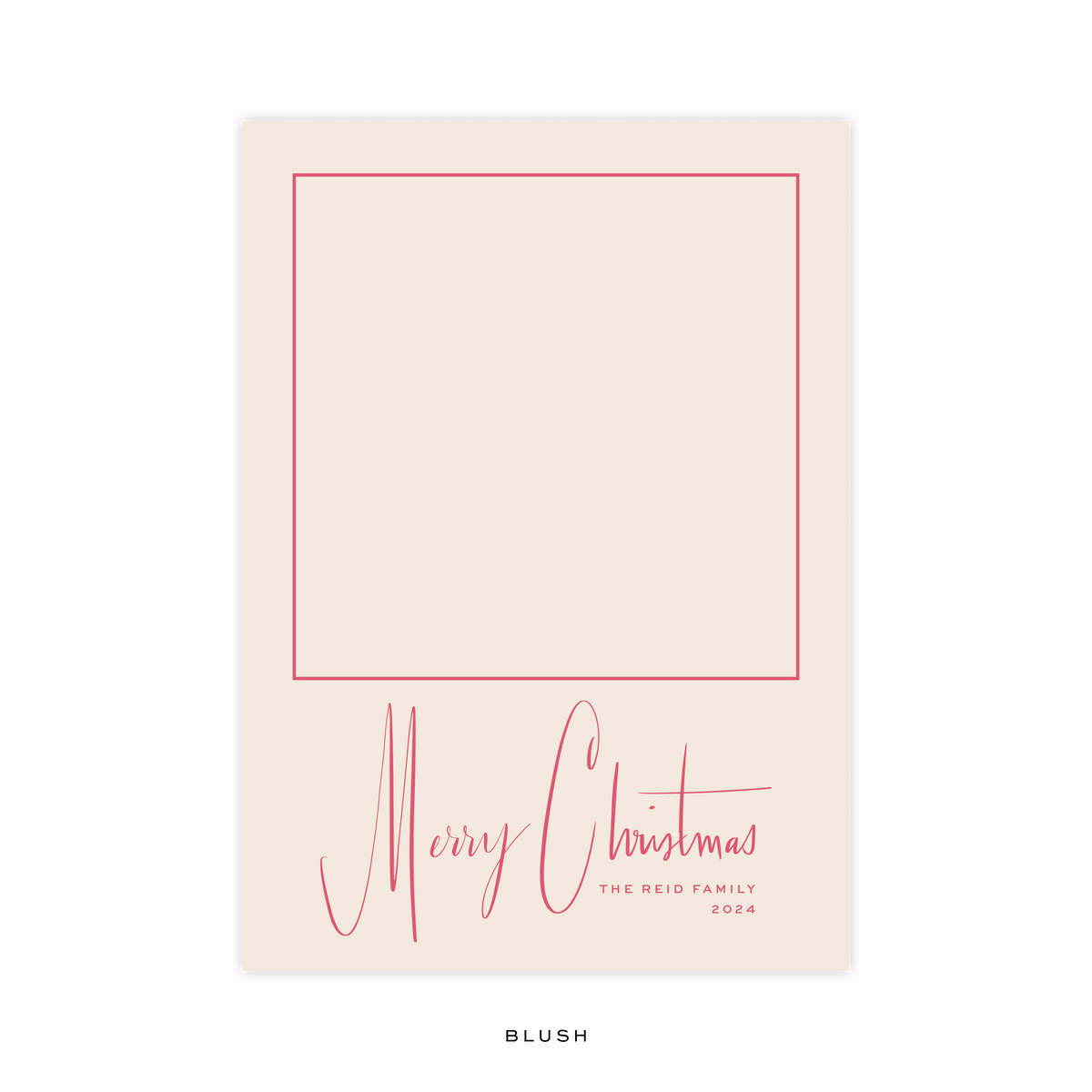 Reid Classic Flat Print Holiday Card, Large (Archive)