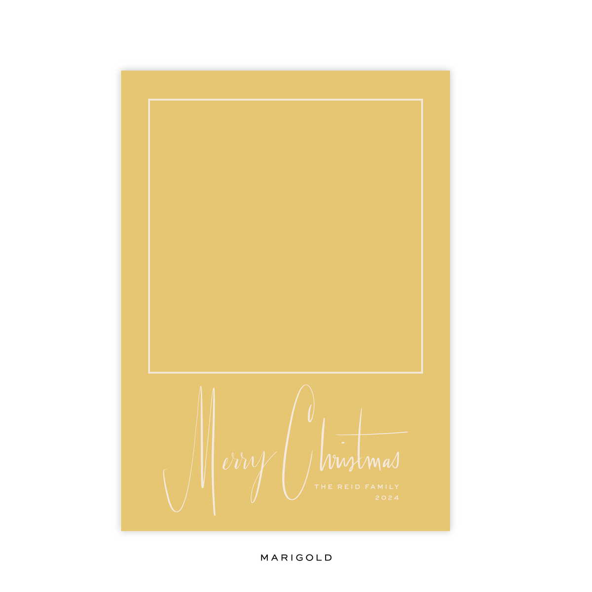 Reid Classic Flat Print Holiday Card, Large (Archive)