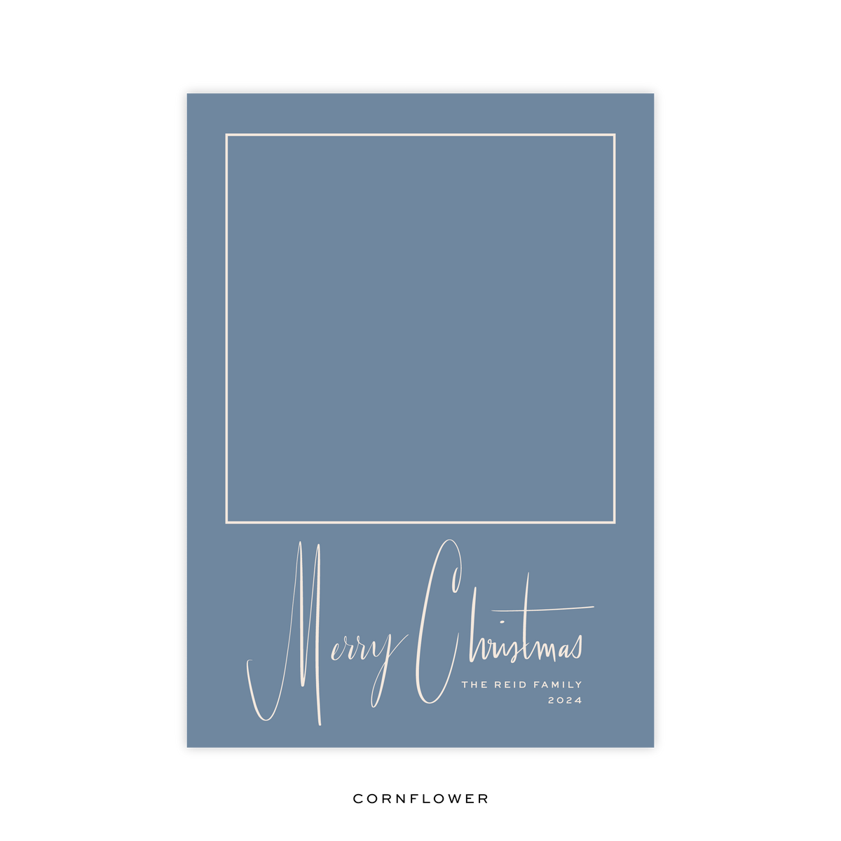 Reid Classic Flat Print Holiday Card, Large (Archive)
