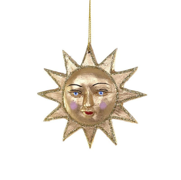 Gilded Sun Ornament