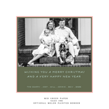 Rhea Large Square Luxe Holiday Card