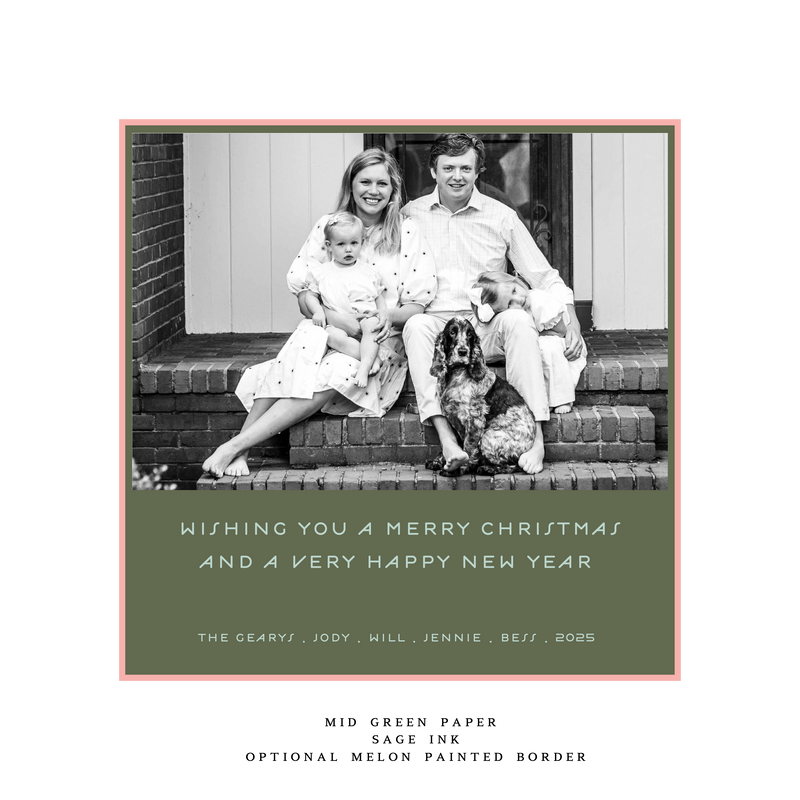 Rhea Large Square Luxe Holiday Card