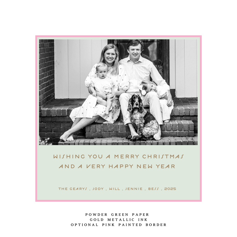 Rhea Large Square Luxe Holiday Card