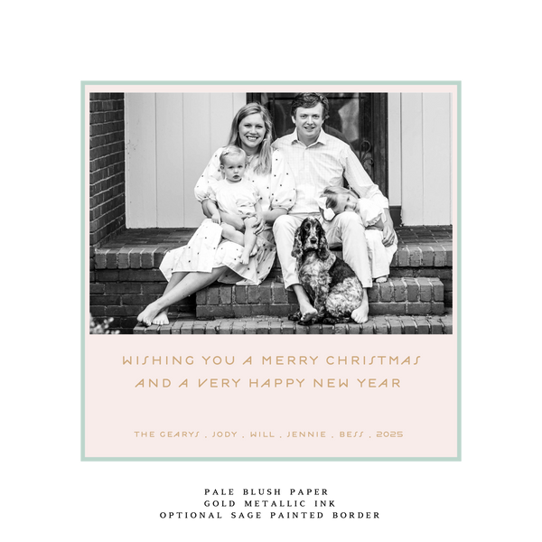 Rhea Large Square Luxe Holiday Card