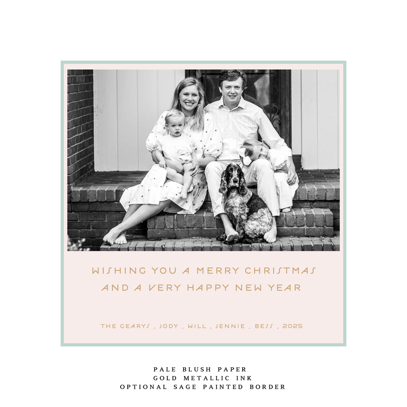 Rhea Large Square Luxe Holiday Card