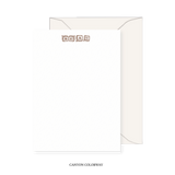 Richmond Motif Classic Printed Note