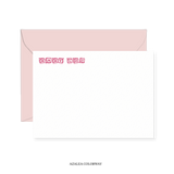 Richmond Motif Classic Printed Note