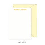 Richmond Motif Classic Printed Note