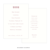 Richmond Motif Baby Shower Invitation
