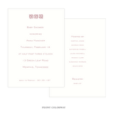 Richmond Motif Baby Shower Invitation
