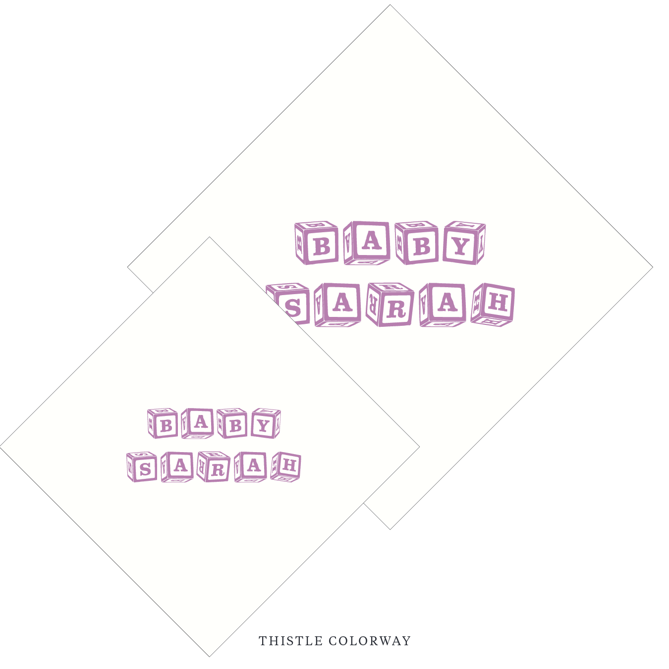 Richmond Motif Cocktail Napkin