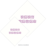 Richmond Motif Cocktail Napkin