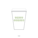 Richmond Motif Paper Cup | 12 oz with Lid