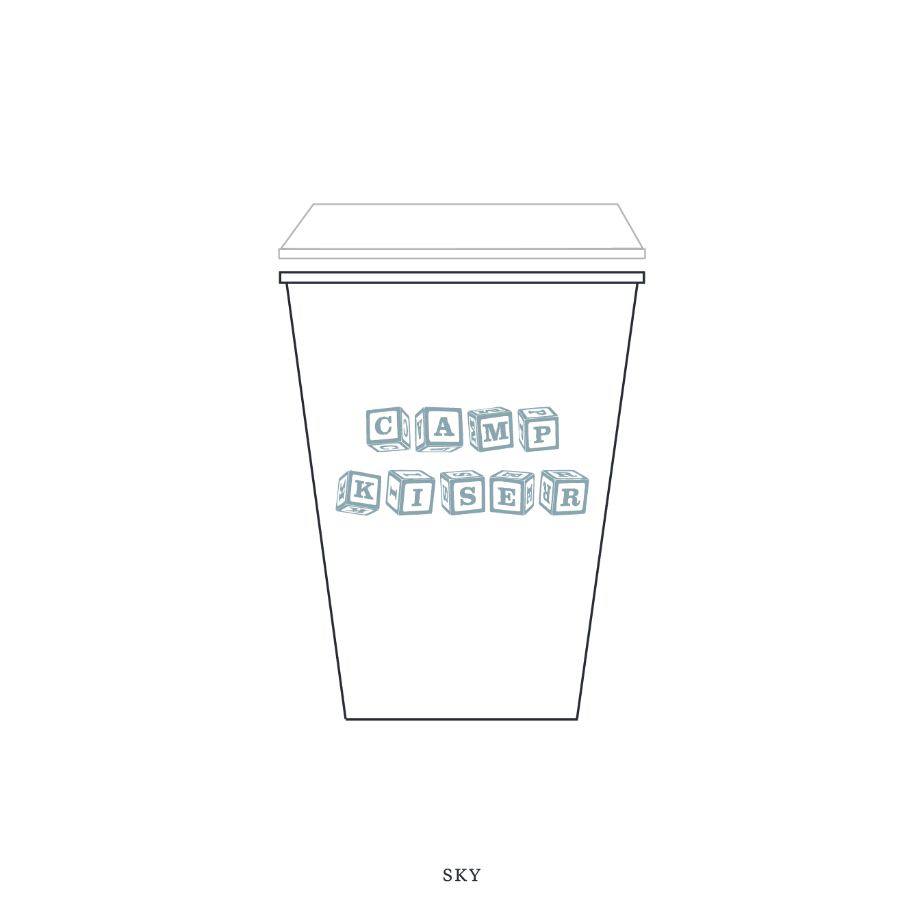 Richmond Motif Paper Cup | 12 oz with Lid