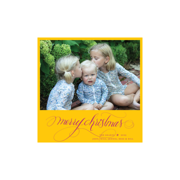 Rodwell Classic Printed Small Square Holiday Card