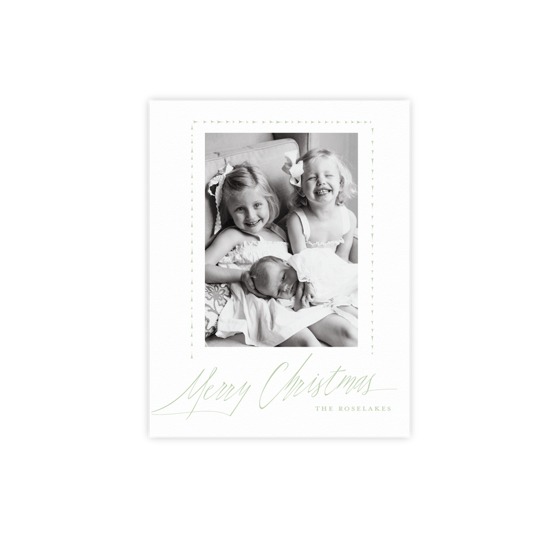 Roselake Letterpress Small Holiday Card