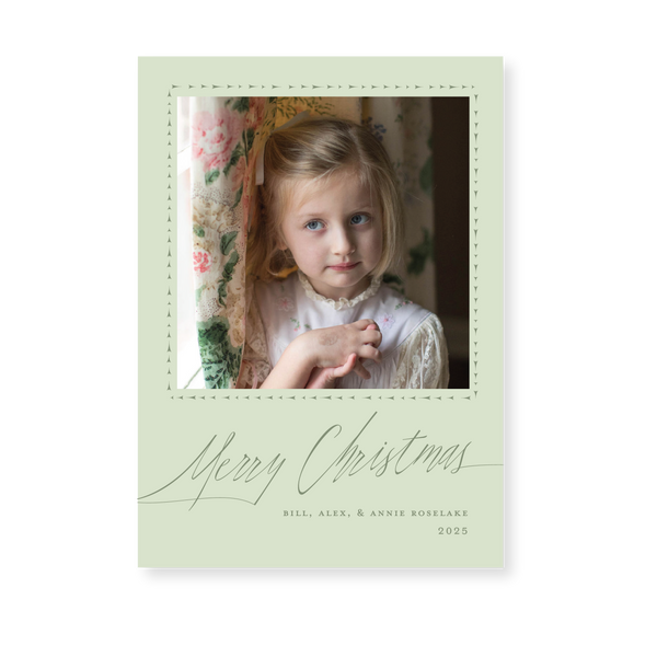 Roselake Classic Printed Medium Holiday Card