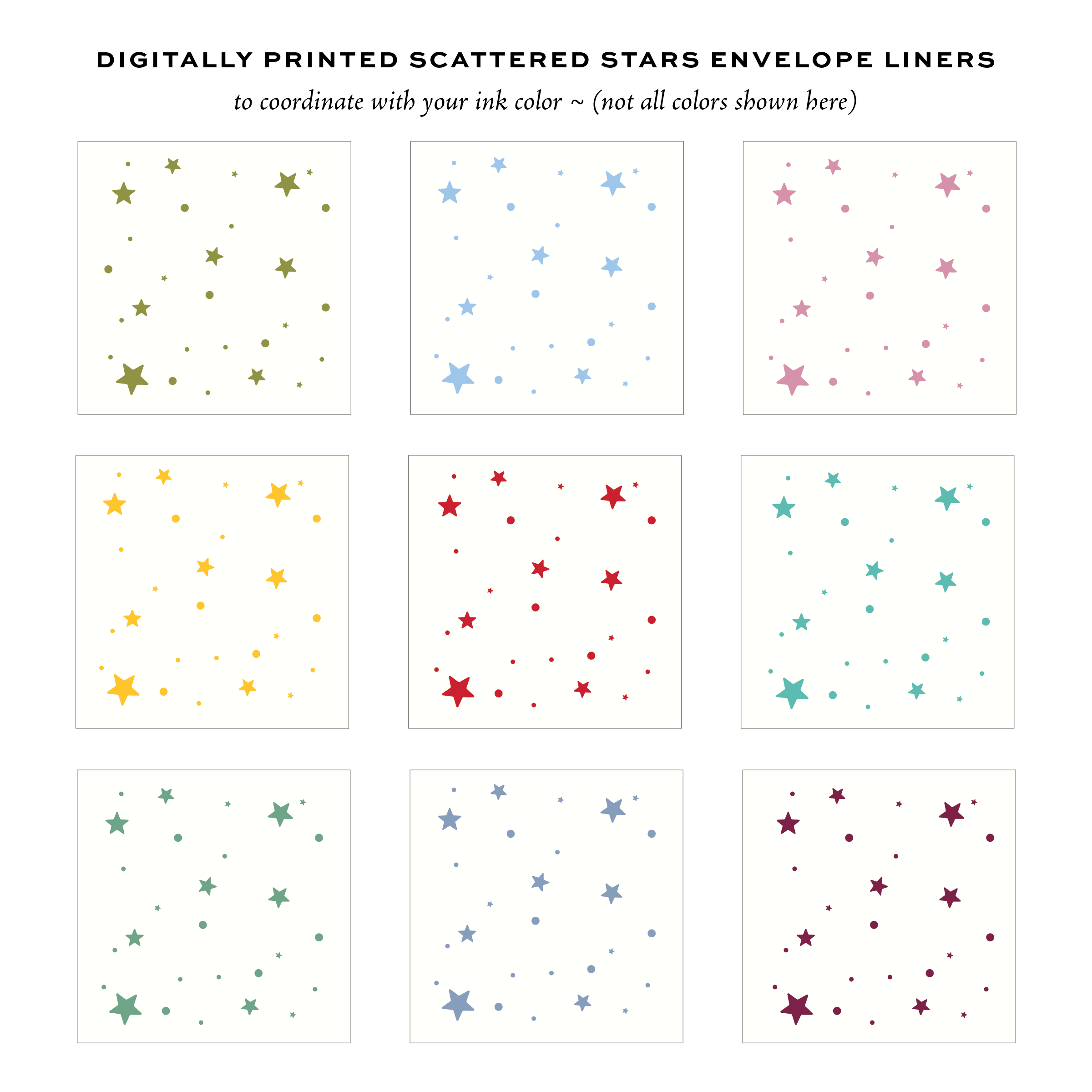 Stovall Signature Envelope Liners