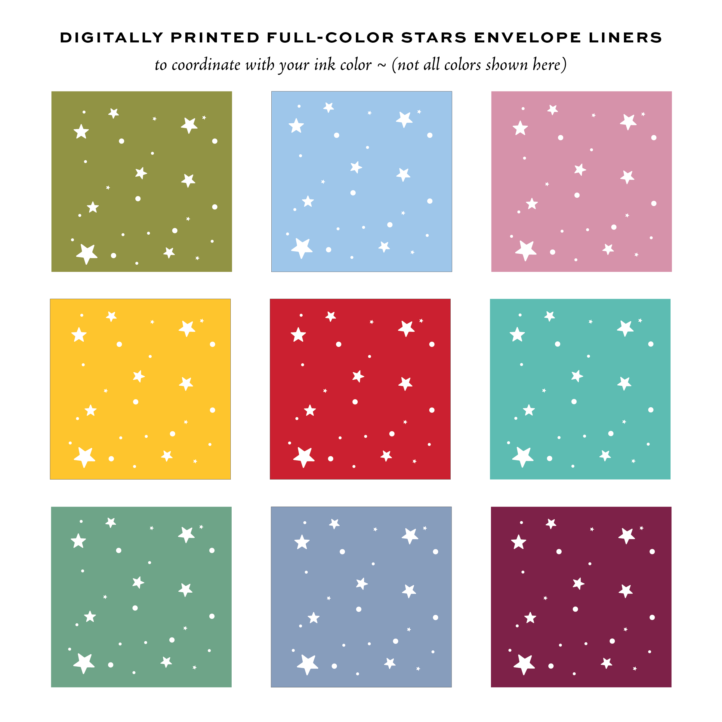 Stovall Signature Envelope Liners