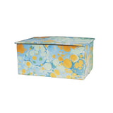 Marbled Paper Box with Lid