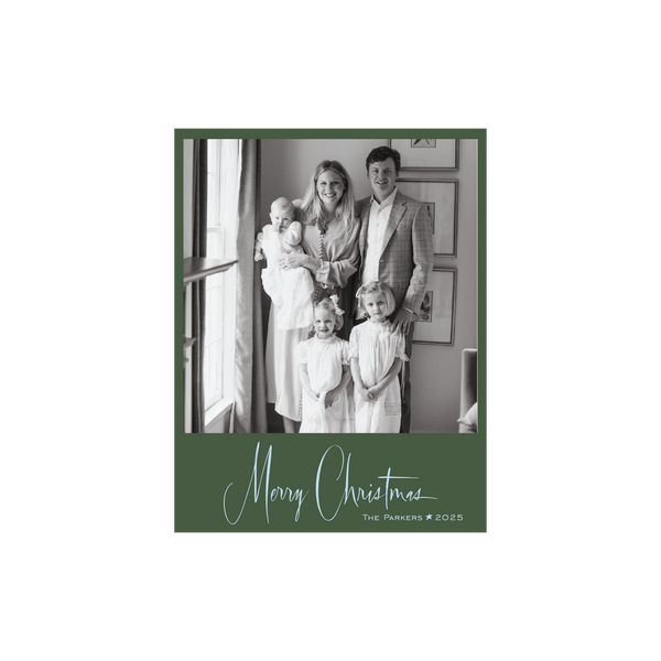 Saxton Classic Printed Small Holiday Card I