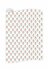 Flower cart tulips wrapping paper roll