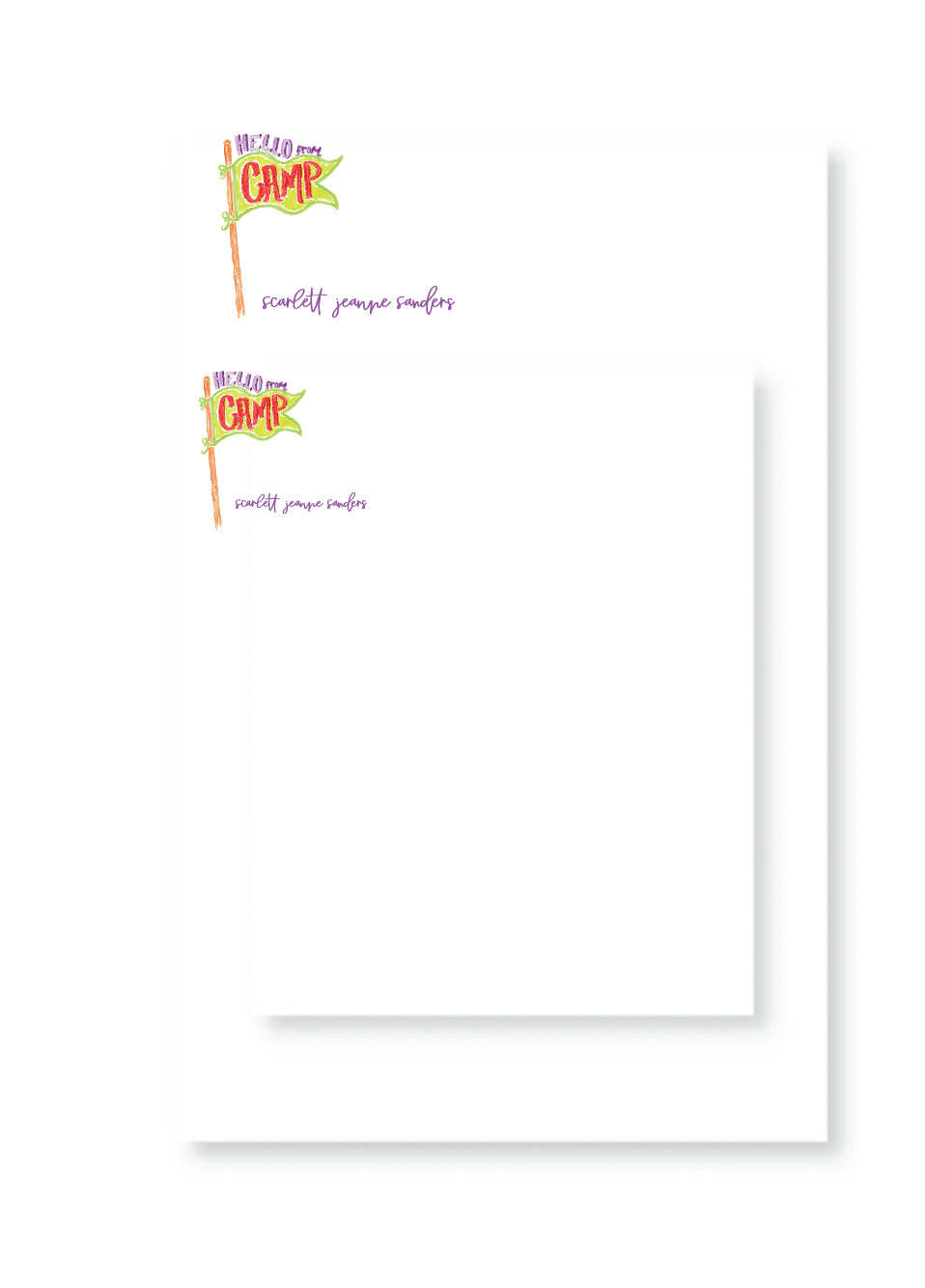 Scarlett Camp Notepad