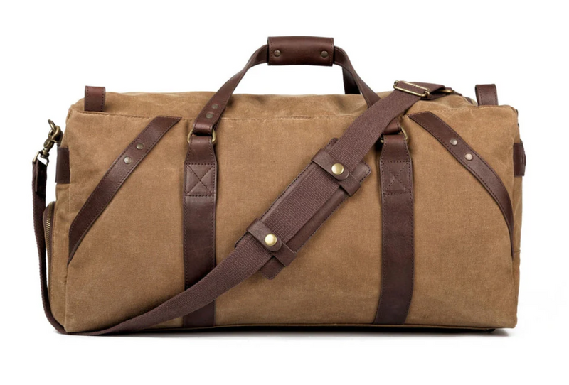 Campaign Waxed Canvas Large Duffle Bag