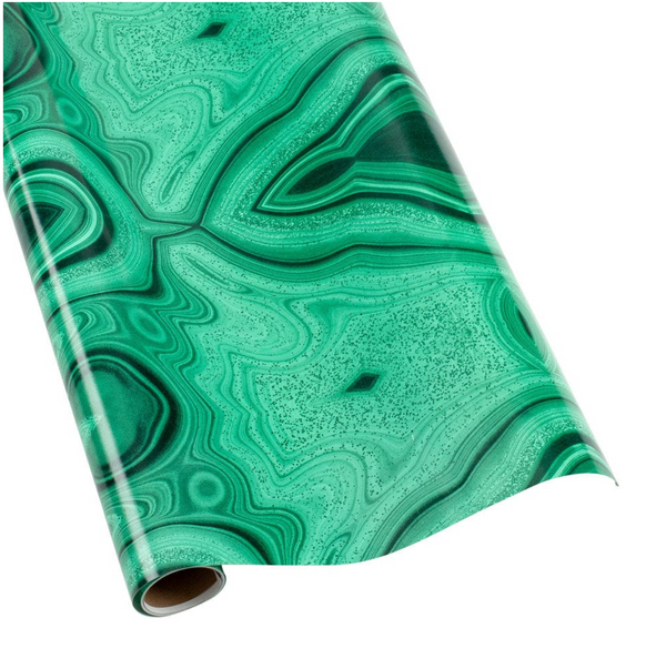 Green Malachite Wrapping Paper