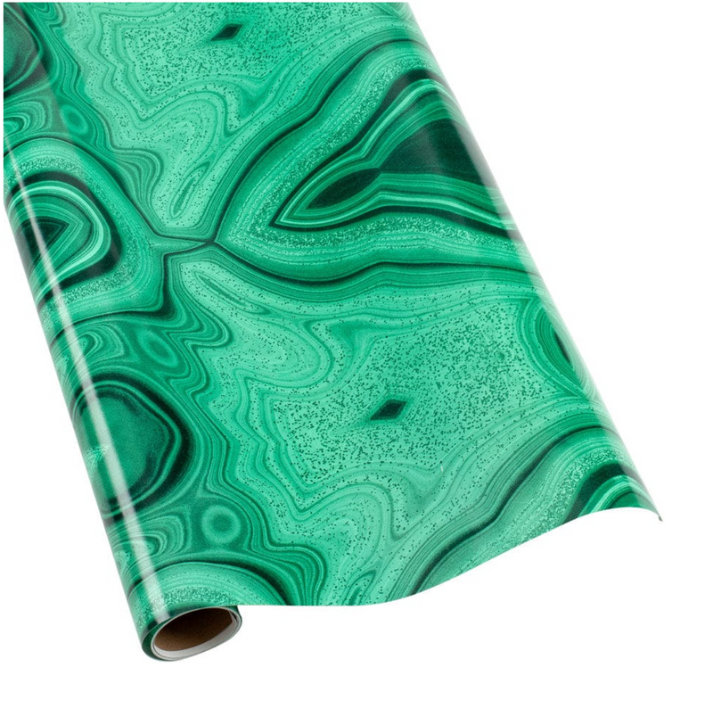 Green Malachite Wrapping Paper