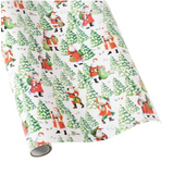Classic Woodland Santa Wrapping Paper