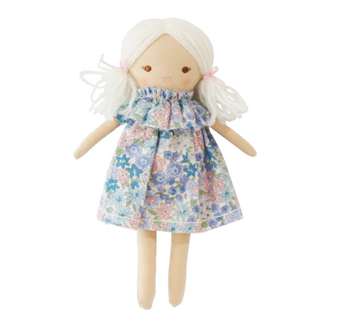 Mini Matilda Asleep Awake Doll, Liberty Blue