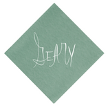 Calligraphy Linun Cocktail Napkin