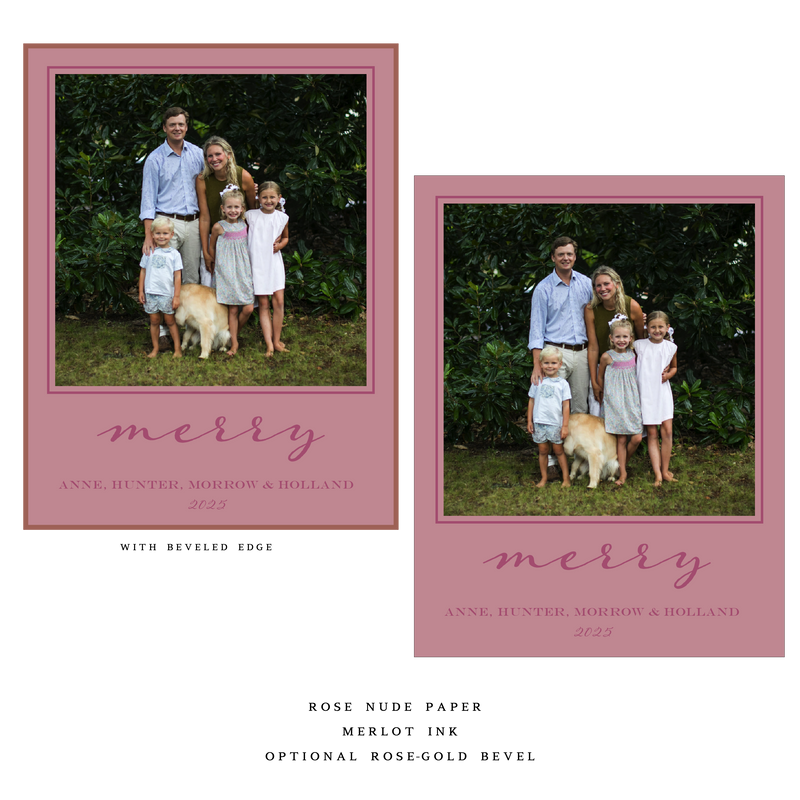 Selene Small Luxe Holiday Card