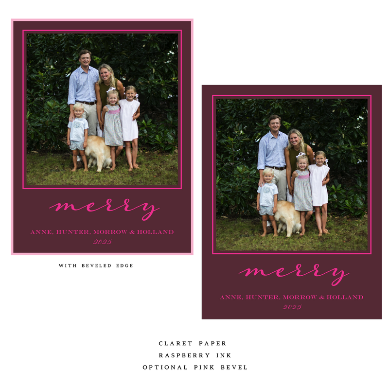 Selene Small Luxe Holiday Card