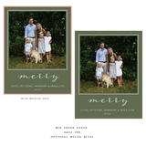 Selene Small Luxe Holiday Card