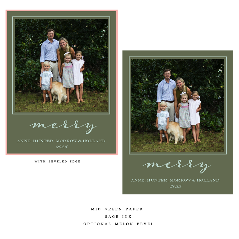 Selene Small Luxe Holiday Card