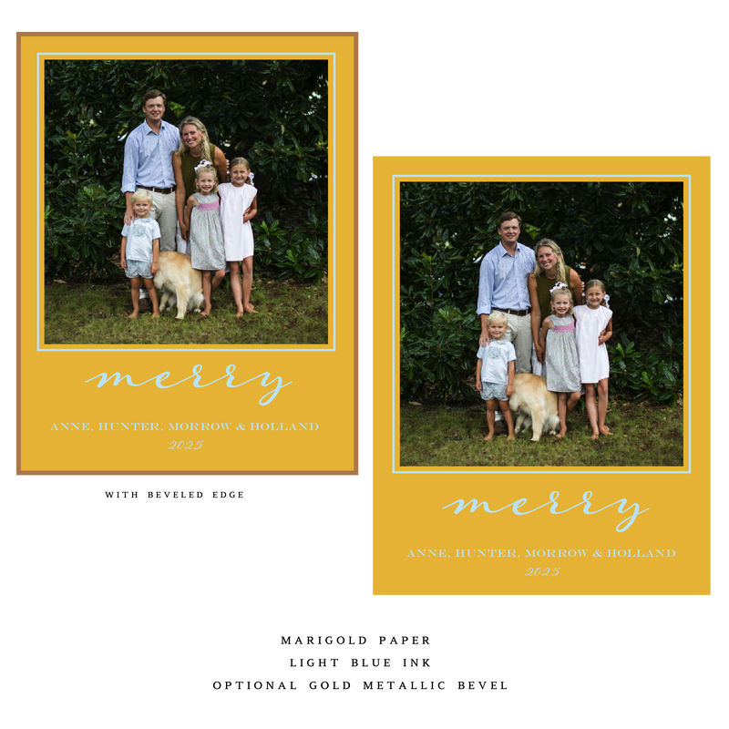 Selene Small Luxe Holiday Card