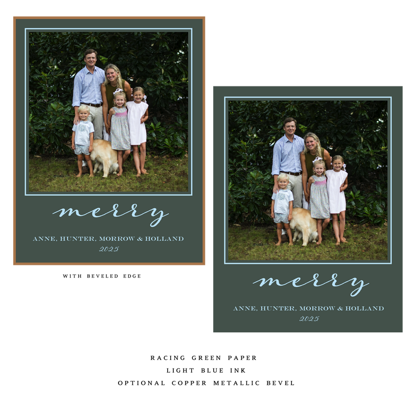 Selene Small Luxe Holiday Card