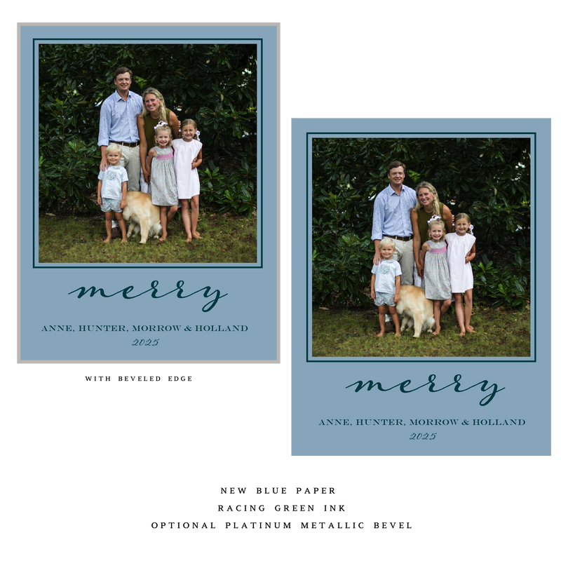 Selene Small Luxe Holiday Card