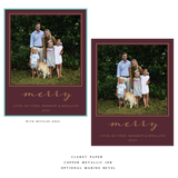 Selene Small Luxe Holiday Card