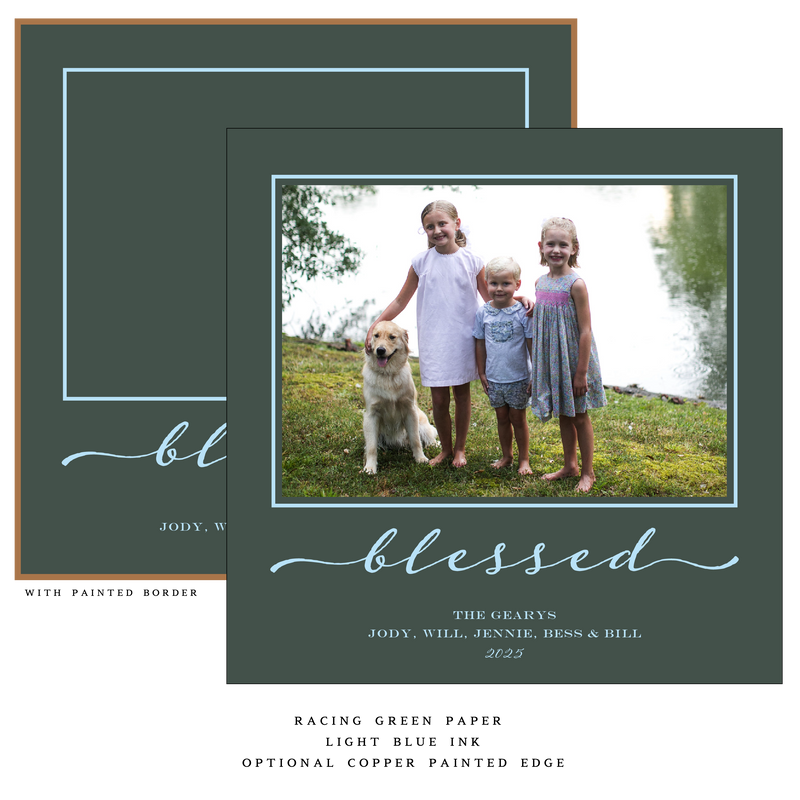 Selene Large Square Luxe Holiday Card