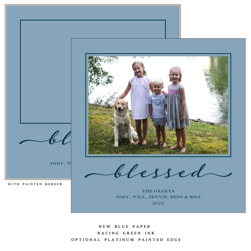 Selene Large Square Luxe Holiday Card