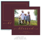 Selene Large Square Luxe Holiday Card